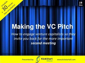 Making the Pitch: While this slide deck is geared specifically to VC presentations, the same type of agenda will serve sales reps well as they introduce themselves to new prospects. 